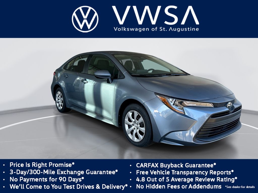 Celestite 2024 Toyota Corolla LE FWD Sedan Front-Wheel Drive Continuously Variable Transmission