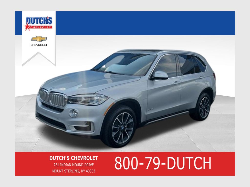 Glacier Silver Metallic 2017 BMW X5 SUV / Crossover All-Wheel Drive 8-Speed Automatic