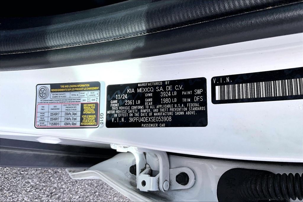 Used 2025 White Kia EX image 36
