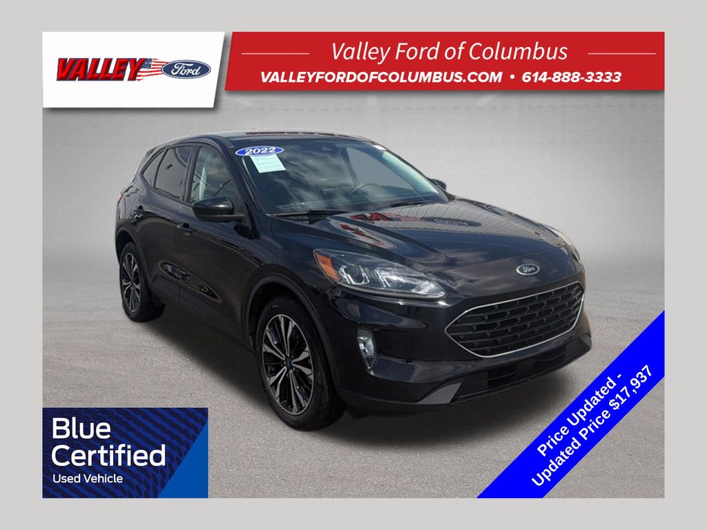 Black Metallic 2022 Ford Escape SUV / Crossover All-Wheel Drive 8-Speed Automatic