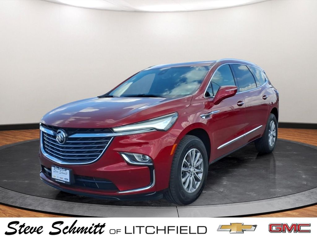 Cherry Red 2024 Buick Enclave SUV / Crossover Front-Wheel Drive 9-Speed Automatic