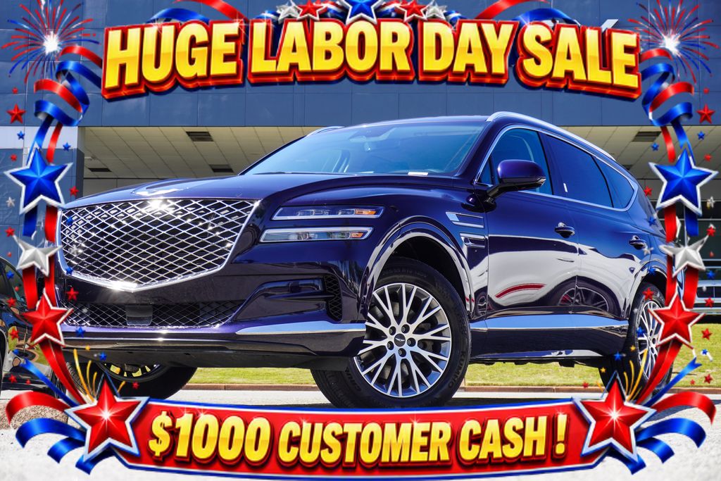 Capri Blue 2024 Genesis GV80 SUV / Crossover All-Wheel Drive 8-Speed Automatic
