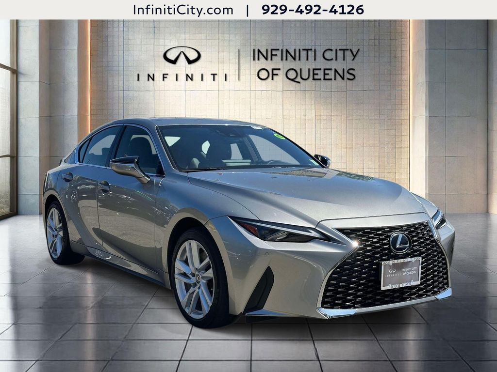 Silver 2021 Lexus IS Sedan All-Wheel Drive 6-Speed Automatic