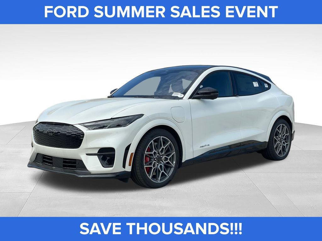 Star White Metallic Tri-Coat 2025 Ford Mustang Mach-E SUV / Crossover All-Wheel Drive Automatic