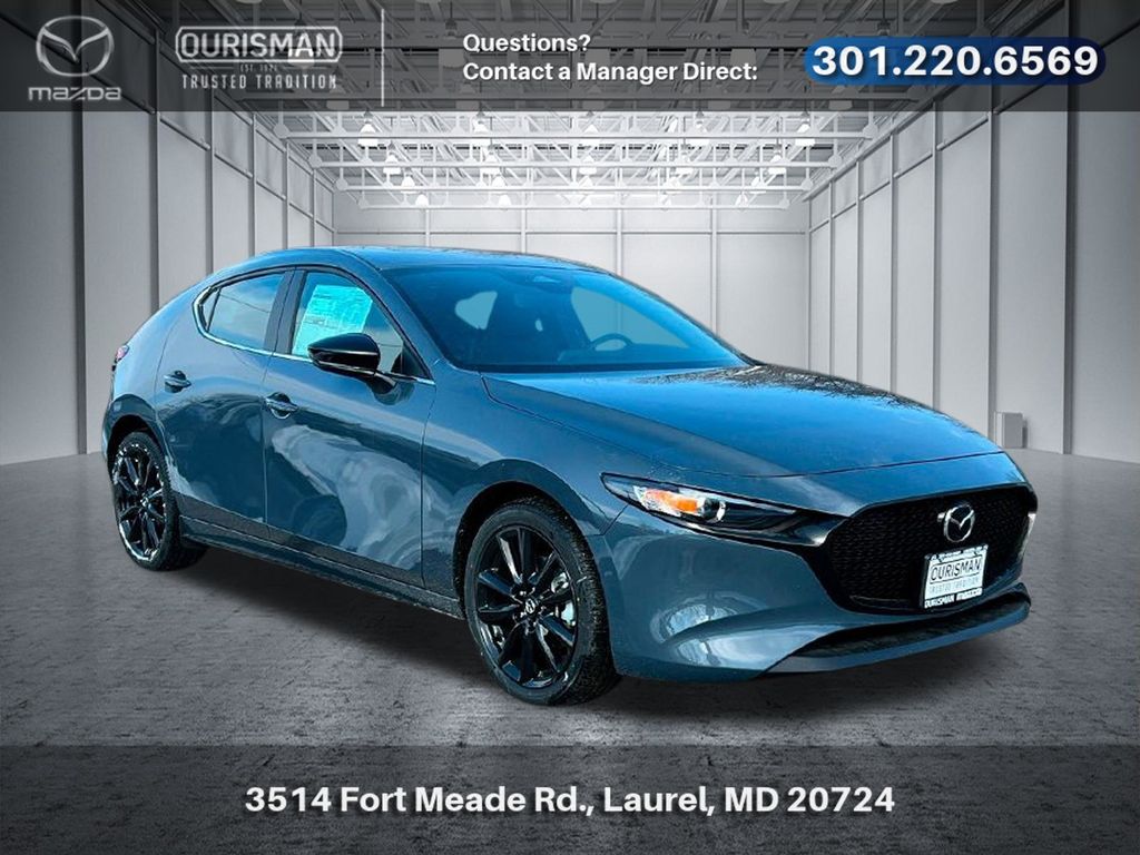 Gray Metallic 2026 Mazda MAZDA3 Hatchback All-Wheel Drive 6-Speed Automatic