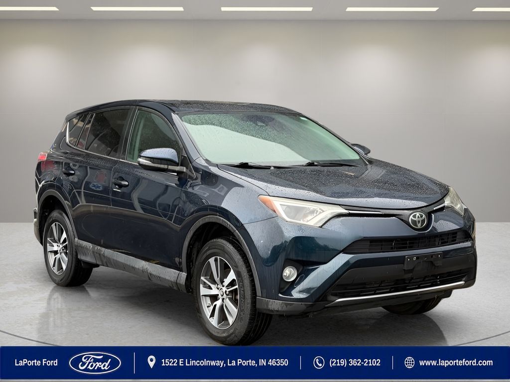 Teal (Galactic Aqua Mica) 2018 Toyota RAV4 SUV / Crossover All-Wheel Drive 6-Speed Automatic