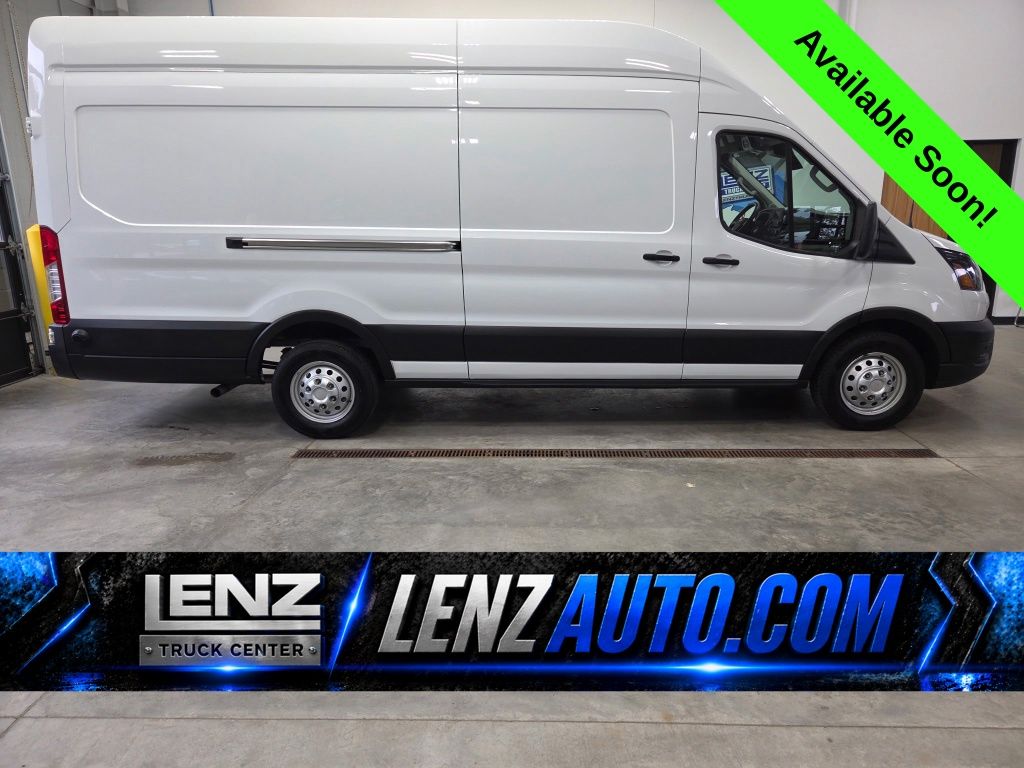 Oxford White 2024 Ford Transit Cargo Van All-Wheel Drive 