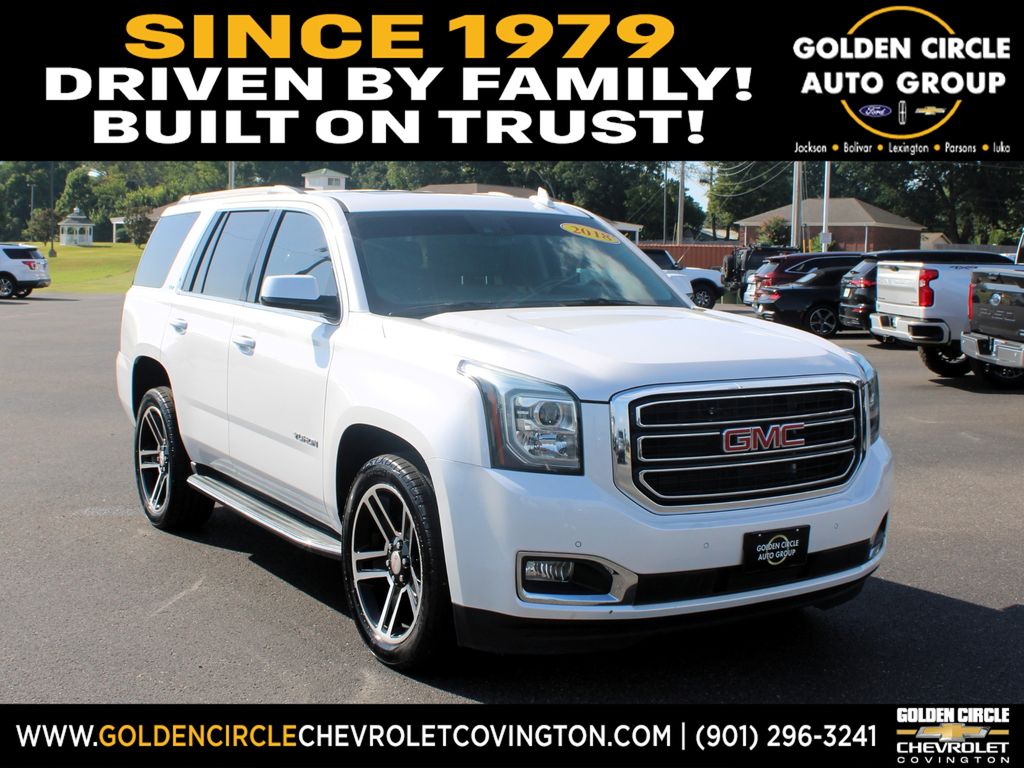 White Frost Tricoat 2018 GMC Yukon SUV / Crossover 4X2 6-Speed Automatic Overdrive