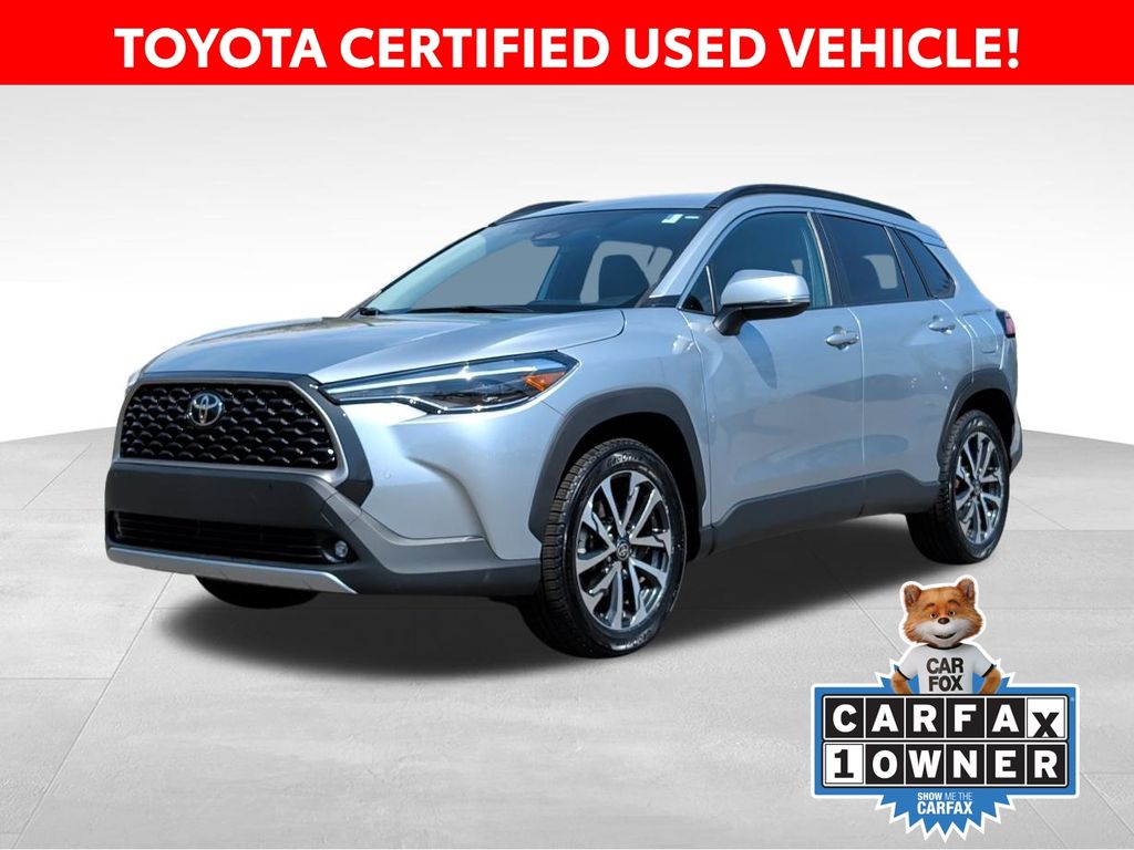 Sonic Silver 2024 Toyota Corolla Cross XLE AWD SUV / Crossover All-Wheel Drive Continuously Variable Transmission