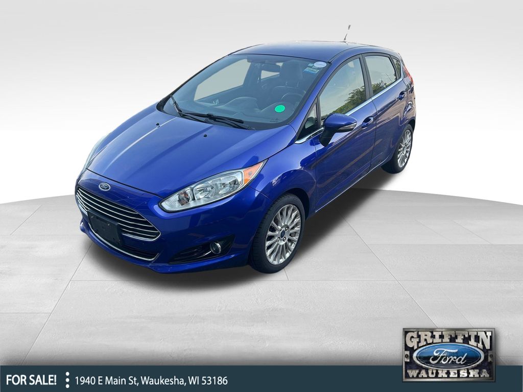 Blue 2015 Ford Fiesta Hatchback Front-Wheel Drive 6-Speed Automatic