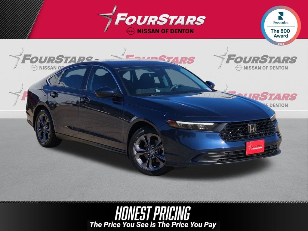 Canyon River Blue Metallic 2023 Honda Accord Sedan Front-Wheel Drive Continuously Variable Transmission