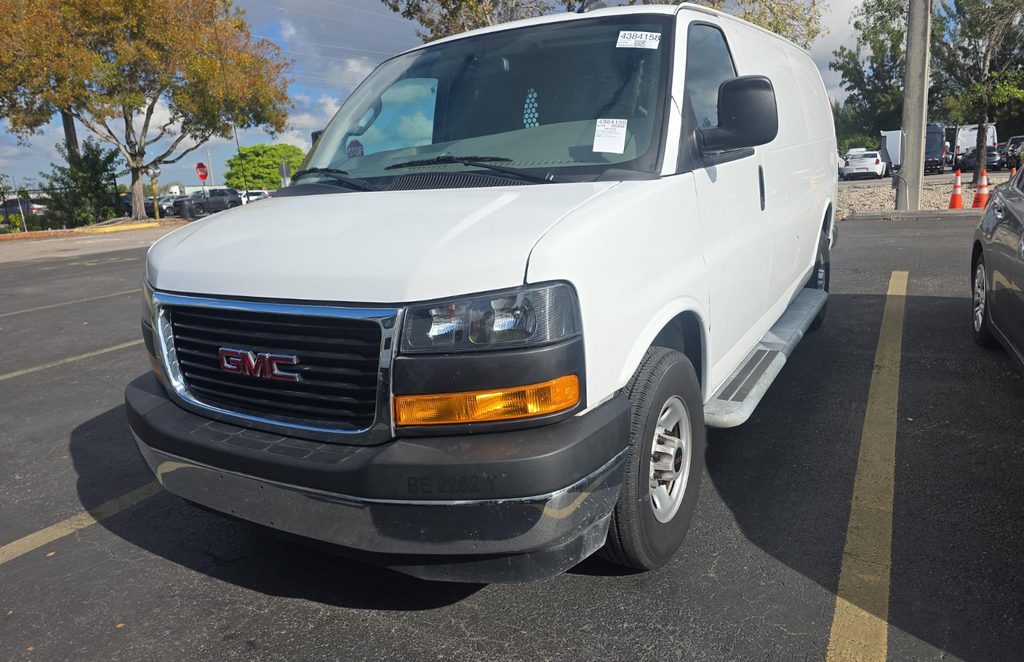 Summit White 2024 GMC Savana Cargo 2500 RWD Van Rear-Wheel Drive 8-Speed Automatic Overdrive