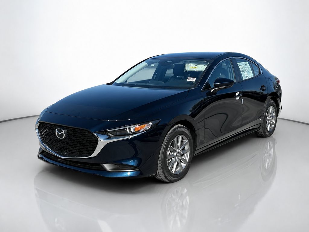 Deep Crystal Blue Mica 2026 Mazda MAZDA3 Sedan Front-Wheel Drive 6-Speed Automatic