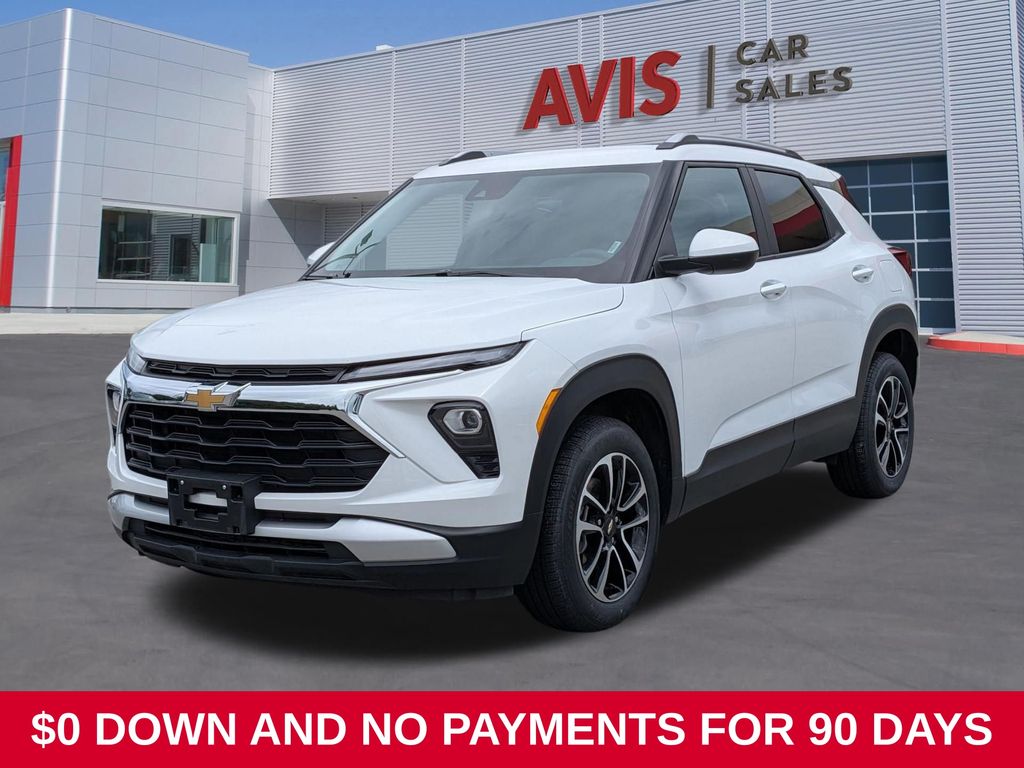 Summit White 2025 Chevrolet Trailblazer SUV / Crossover Four-Wheel Drive 9-Speed Automatic