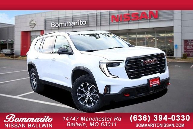Summit White 2025 GMC Acadia AT4 AWD SUV / Crossover Four-Wheel Drive 8-Speed Automatic