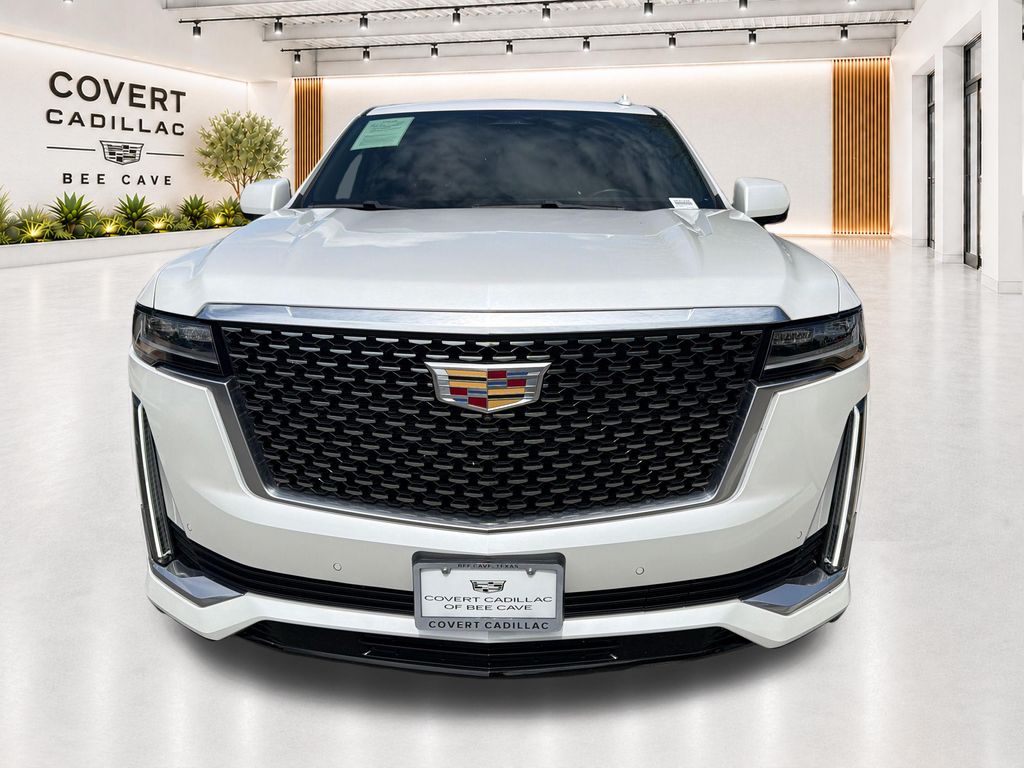 Used 2021 White Cadillac Premium Luxury image 3