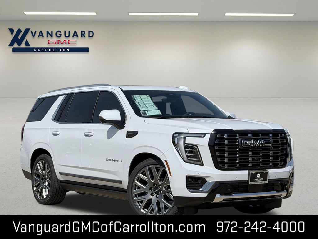 Glacier White Tricoat 2026 GMC Yukon SUV / Crossover Four-Wheel Drive 