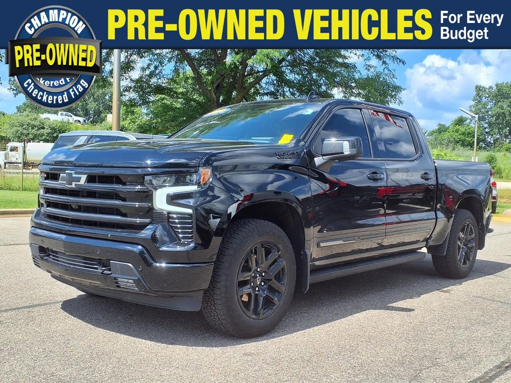 Black 2024 Chevrolet Silverado 1500 Pickup Truck Four-Wheel Drive Automatic