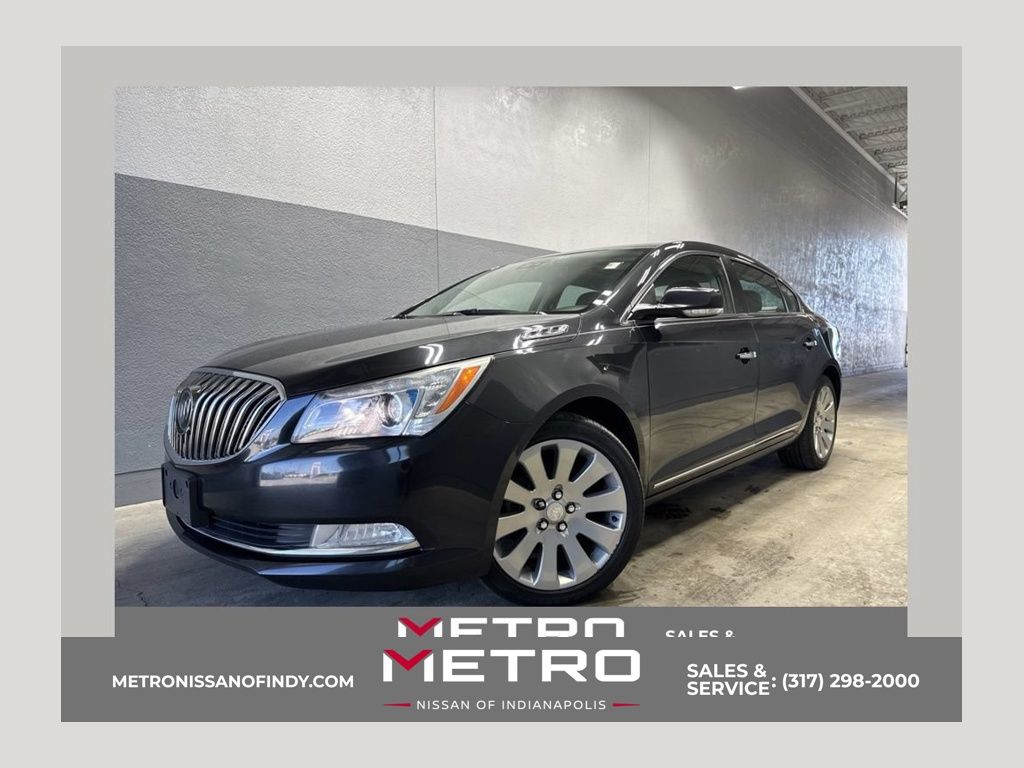 Carbon Black Metallic 2014 Buick LaCrosse Sedan All-Wheel Drive 6-Speed Automatic Overdrive