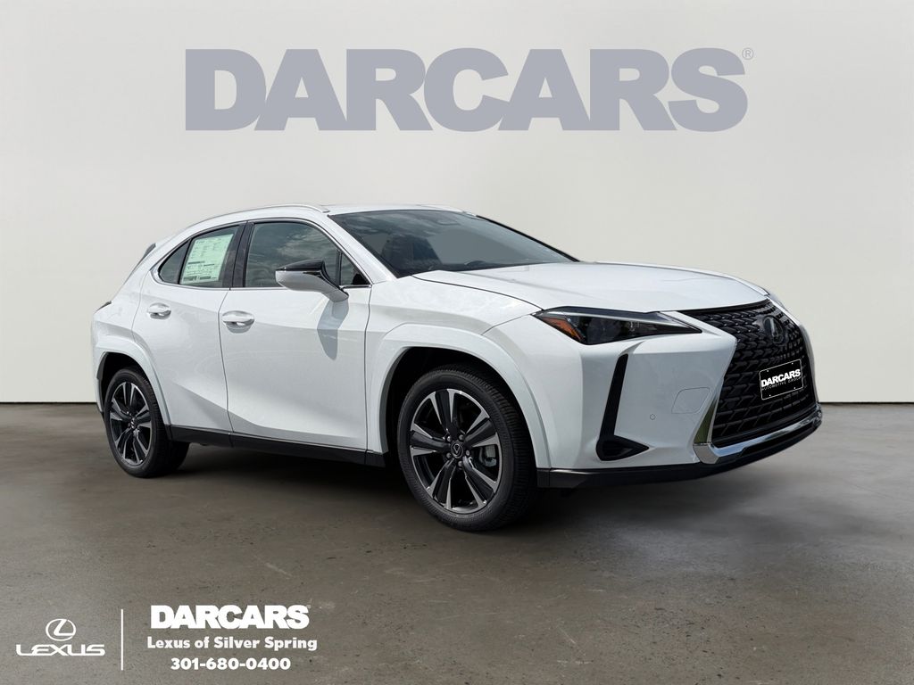 Ultra White 2026 Lexus UX Hybrid SUV / Crossover All-Wheel Drive Continuously Variable Transmission