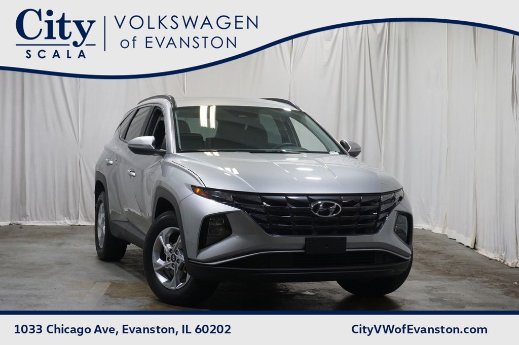 Shimmering Silver 2023 Hyundai Tucson SUV / Crossover All-Wheel Drive 8-Speed Automatic