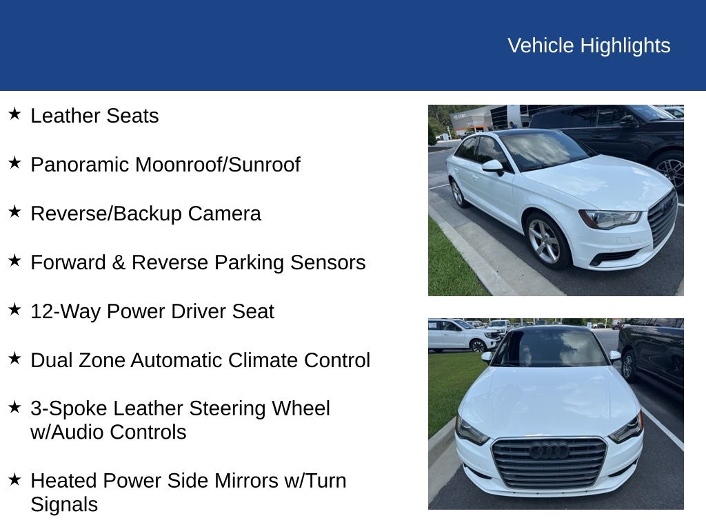 2016 Audi A3 1.8T Premium