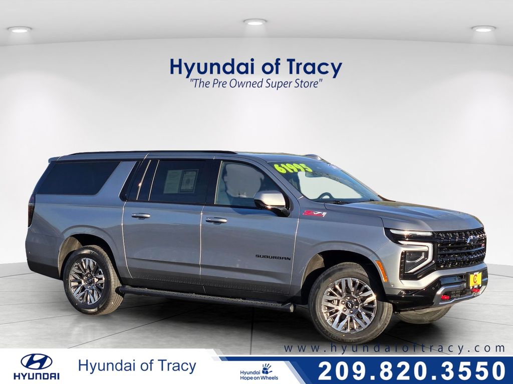 Sterling Gray Metallic 2025 Chevrolet Suburban SUV / Crossover Four-Wheel Drive
