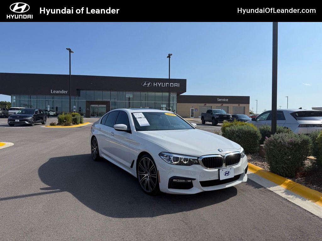 Alpine White 2018 BMW 5 Series Sedan Rear-Wheel Drive 8-Speed Automatic