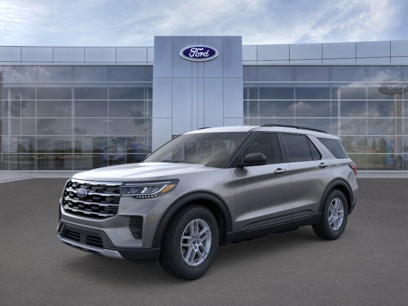 Carbonized Gray Metallic 2026 Ford Explorer SUV / Crossover Rear-Wheel Drive Automatic