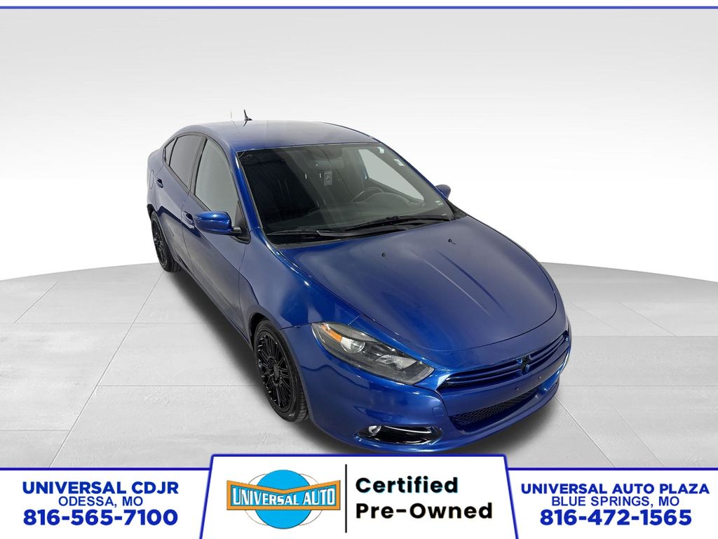 Blue Streak Pearlcoat 2014 Dodge Dart Sedan Front-Wheel Drive 6-Speed Automatic