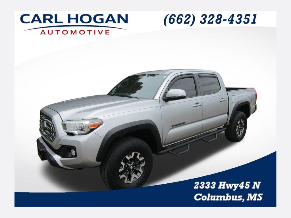 Silver Sky Metallic 2018 Toyota Tacoma Pickup Truck Four-Wheel Drive 6-Speed Automatic