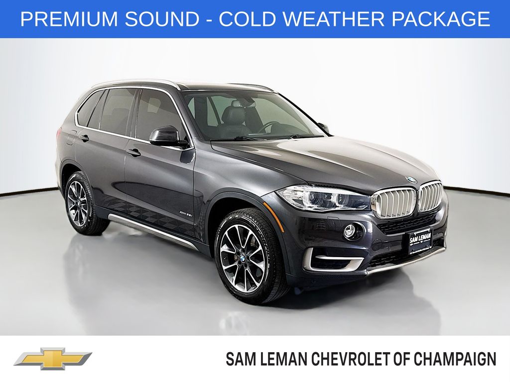 Gray (Dark Graphite) 2017 BMW X5 SUV / Crossover All-Wheel Drive 8-Speed Automatic