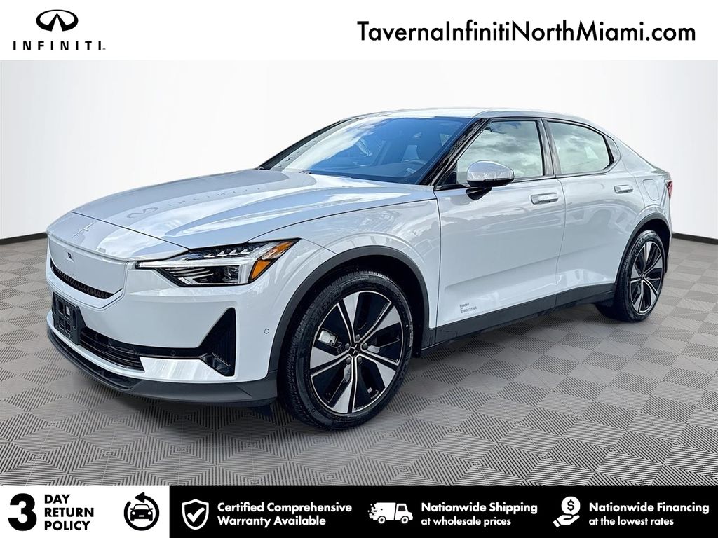 Gray 2024 Polestar 2 Longe Range Single Motor FWD Sedan Rear-Wheel Drive 1-Speed Automatic