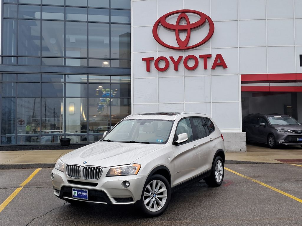 Mineral Silver Metallic 2014 BMW X3 xDrive28i AWD SUV / Crossover All-Wheel Drive 8-Speed Automatic