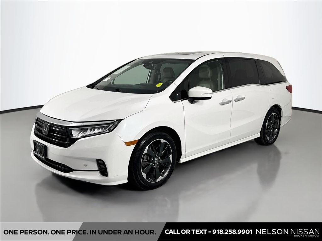 White 2022 Honda Odyssey Minivan Front-Wheel Drive Automatic