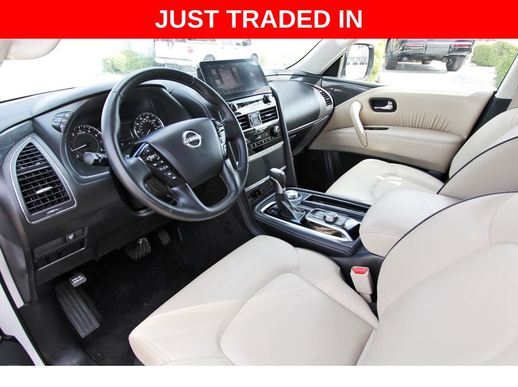 2024 Nissan Armada SV White at DeMontrond Ford