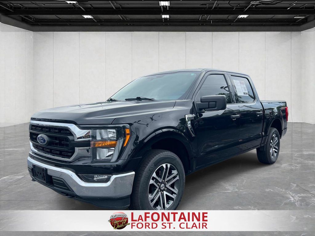 Agate Black Metallic 2023 Ford F-150 Pickup Truck Four-Wheel Drive Automatic