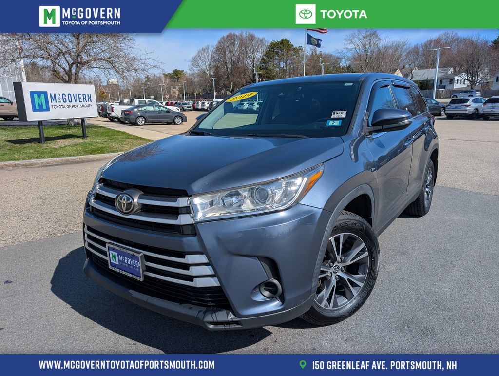 Shoreline Blue Pearl 2019 Toyota Highlander LE AWD SUV / Crossover All-Wheel Drive 8-Speed Automatic