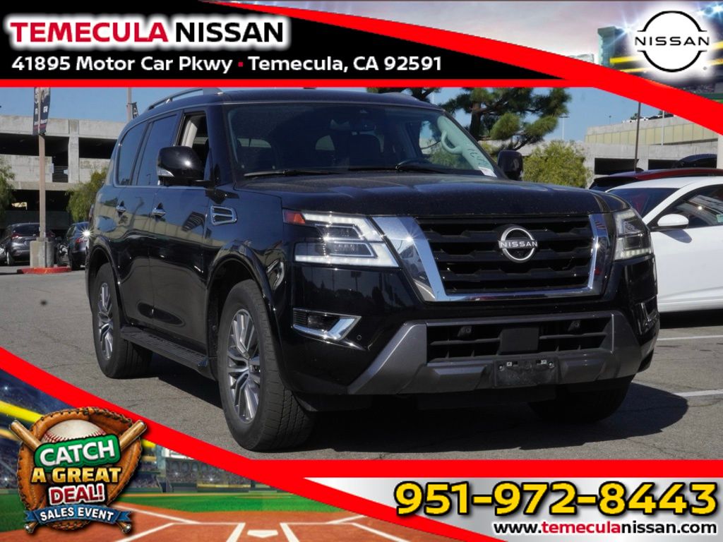 Super Black 2024 Nissan Armada SL RWD SUV / Crossover 4X2 7-Speed Automatic