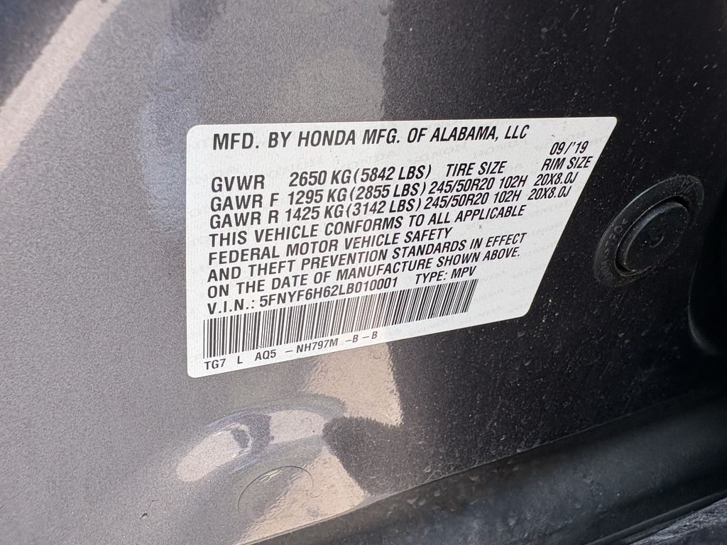 2020 Honda Pilot Touring Gray at Joe Myers Mazda Kia