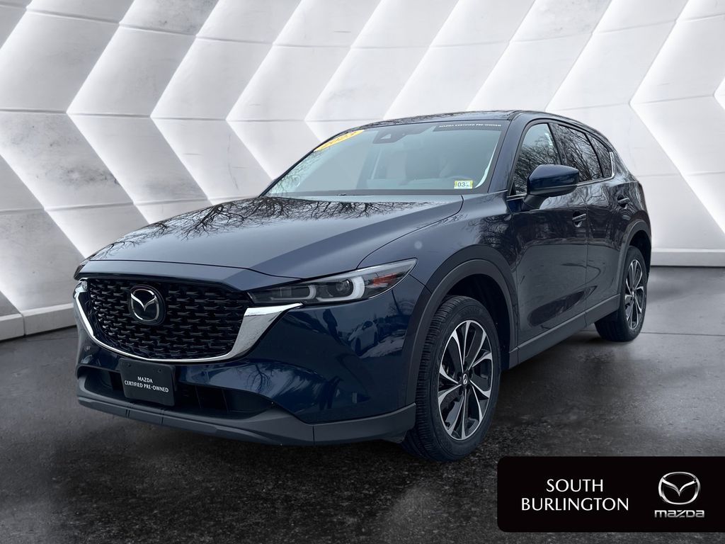 Deep Crystal Blue Mica 2023 Mazda CX-5 2.5 S Premium Plus AWD SUV / Crossover All-Wheel Drive 6-Speed Automatic