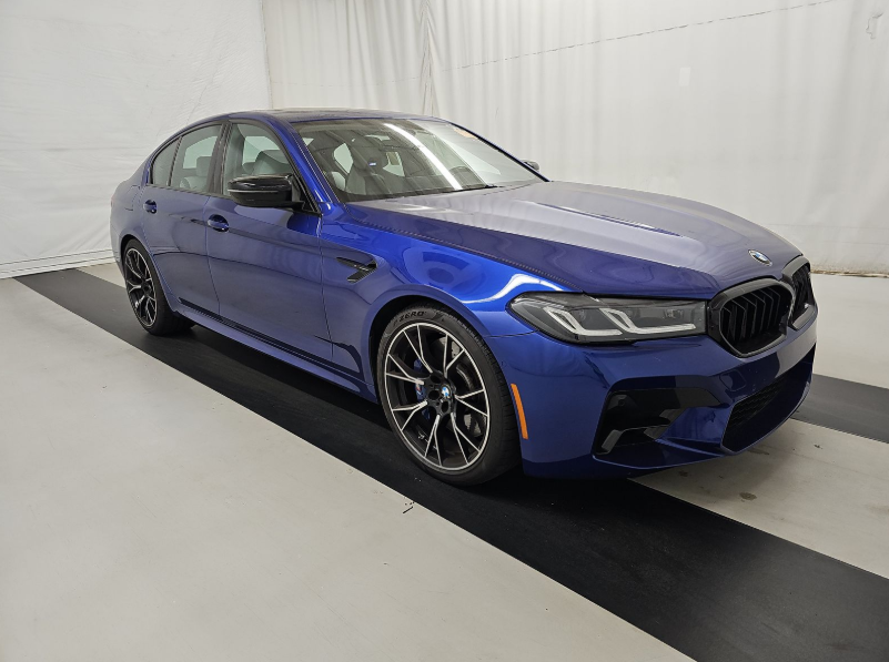 Marina Bay Blue Metallic 2021 BMW M5 AWD Sedan All-Wheel Drive 8-Speed Automatic
