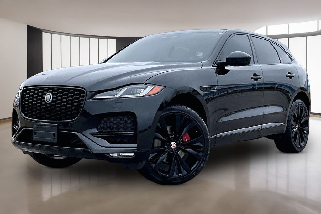 Black 2022 Jaguar F-PACE P250 S AWD SUV / Crossover All-Wheel Drive 8-Speed Automatic