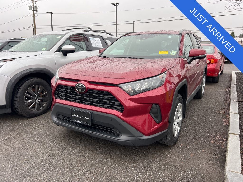 Red (Ruby Flare Pearl) 2021 Toyota RAV4 LE AWD SUV / Crossover All-Wheel Drive 8-Speed Automatic