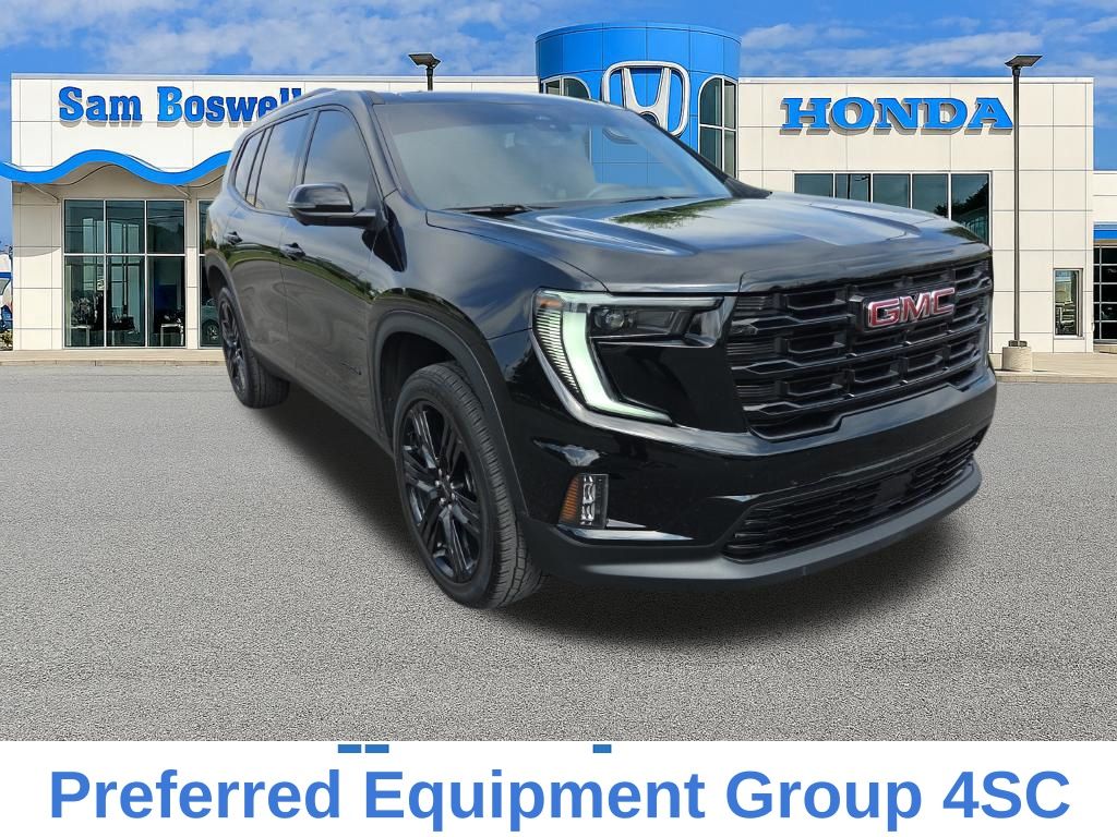 Black (Ebony Twilight Metallic) 2025 GMC Acadia Elevation FWD SUV / Crossover Front-Wheel Drive 8-Speed Automatic