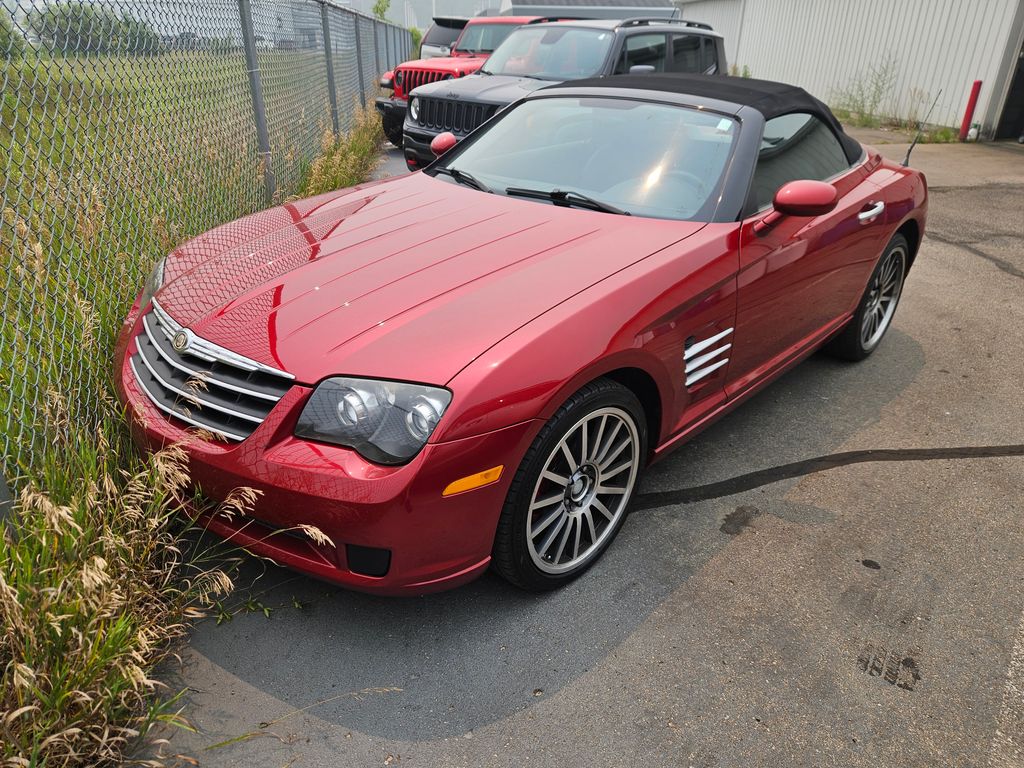 Blaze Red Crystal Pearl 2006 Chrysler Crossfire Convertible Rear-Wheel Drive 6-Speed Manual