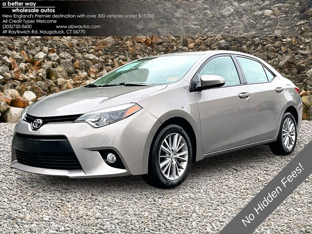Brown 2014 Toyota Corolla Sedan Front-Wheel Drive Continuously Variable Transmission