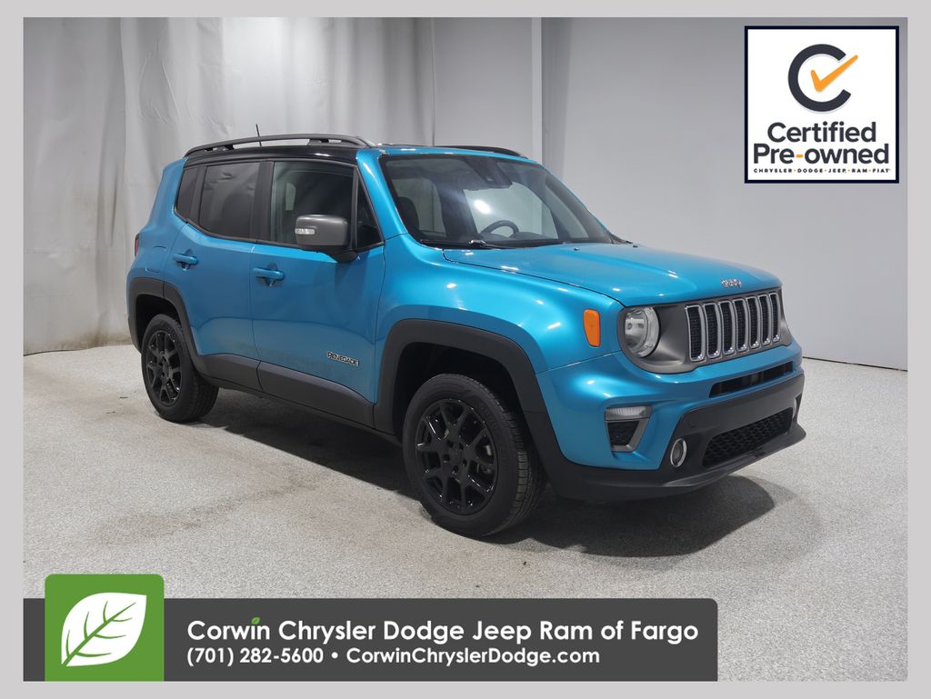Bikini Metallic Clearcoat 2021 Jeep Renegade SUV / Crossover Four-Wheel Drive 9-Speed Automatic