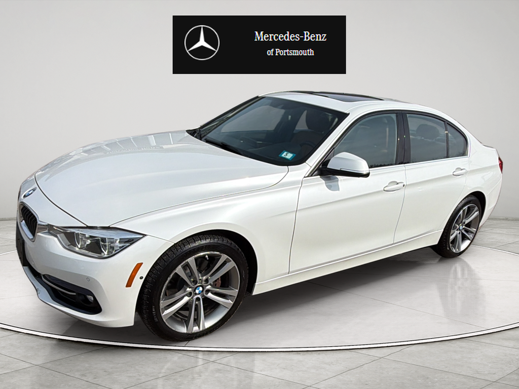White Metallic 2017 BMW 3 Series Sedan All-Wheel Drive 8-Speed Automatic