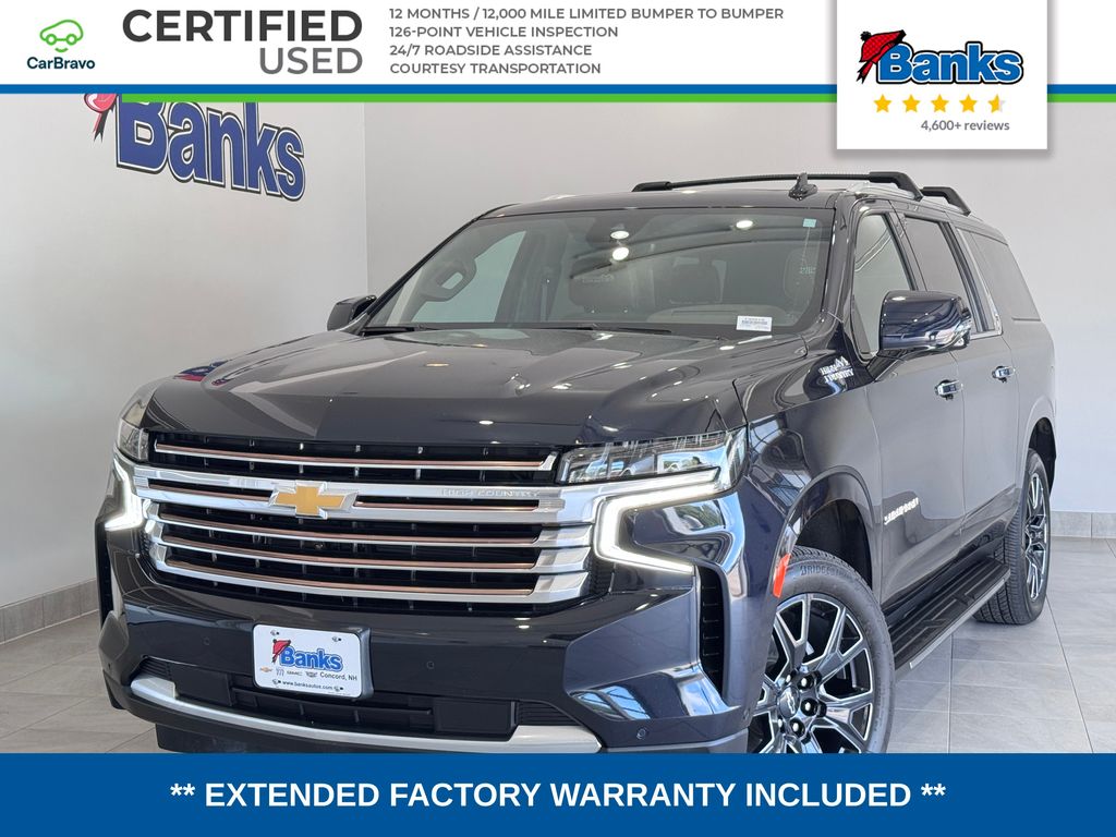 Midnight Blue Metallic 2023 Chevrolet Suburban SUV / Crossover Four-Wheel Drive Automatic